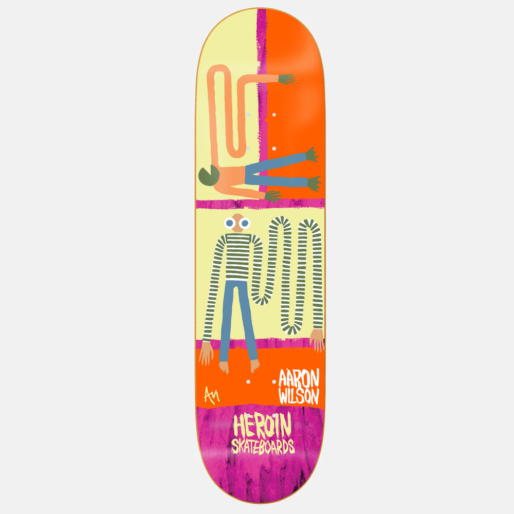 Heroin Skateboards - 8.25" Aaron Wilson Papillon Skateboard Deck