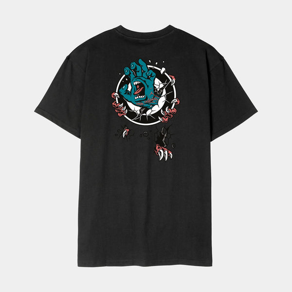 Santa Cruz - Roskopp Screaming Target T-Shirt - Black