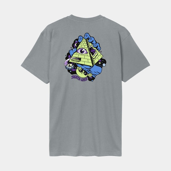 Santa Cruz - Knibbs Invasion Hand Strip T-Shirt - Moon Dust