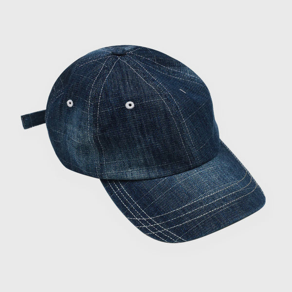 Yardsale - Faded Slub Denim Cap - Blue