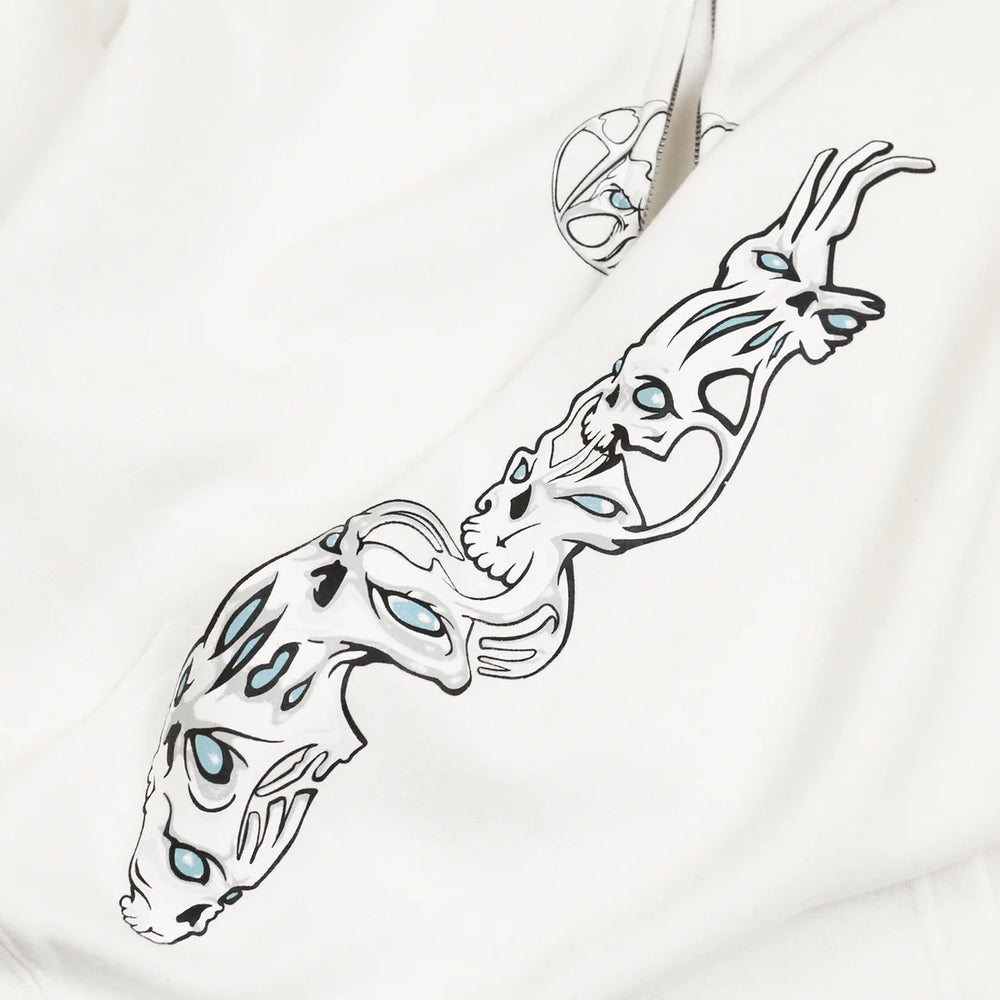 Yardsale - Bullseye Zip Hooded Sweatshirt - White