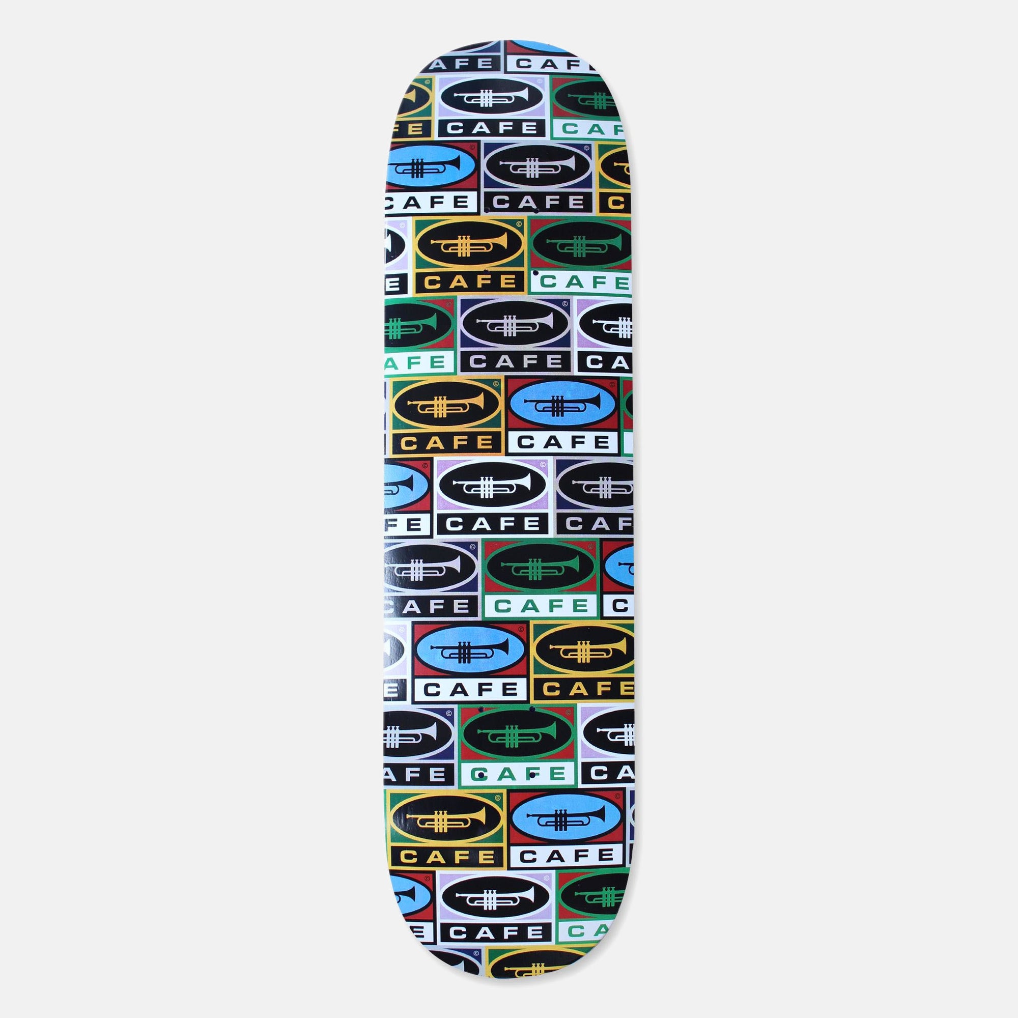 Skateboard Cafe - 8.0" Trumpet Collage Skateboard Deck