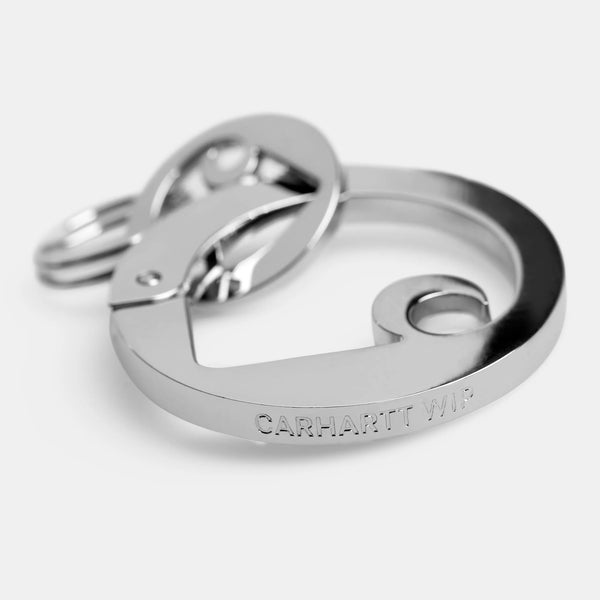 Carhartt WIP - Charms Carabiner Keyring - Silver