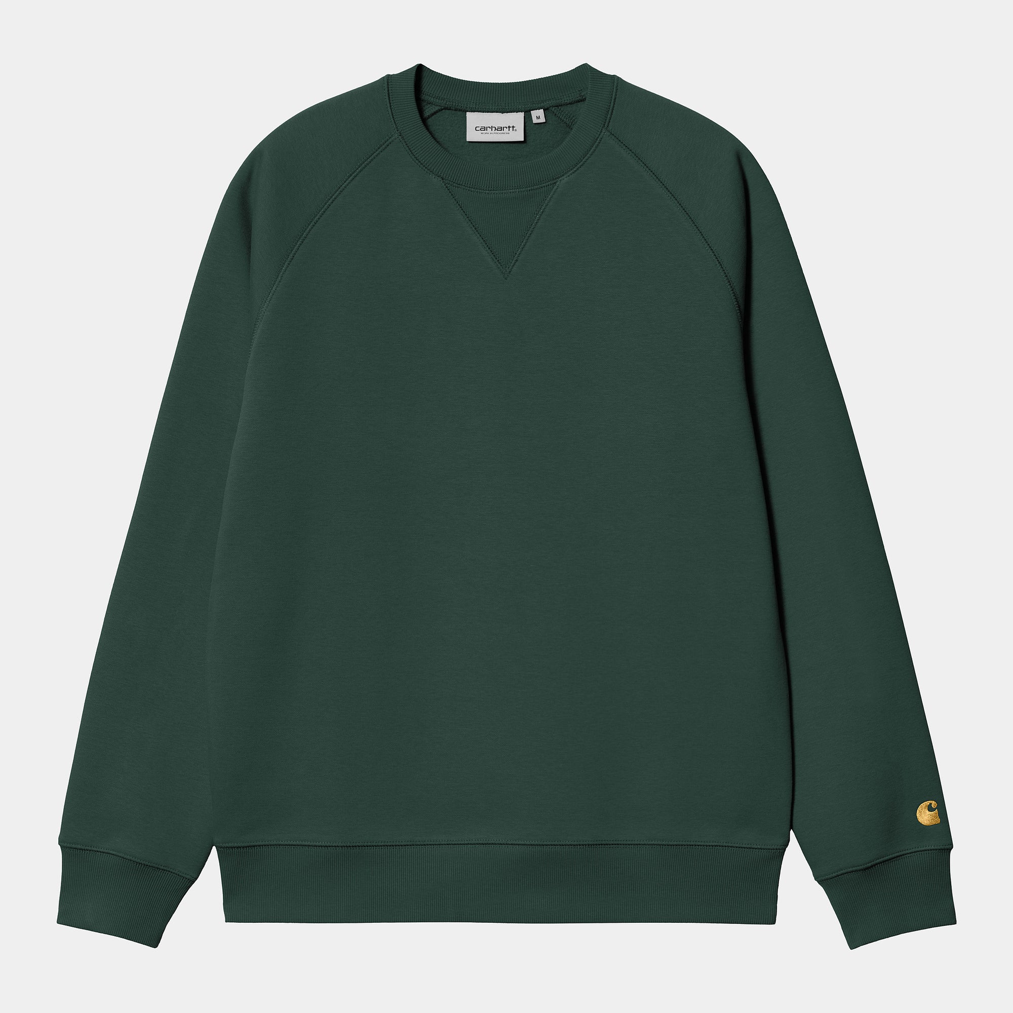 Carhartt WIP - Chase Crewneck Sweatshirt - Discovery Green / Gold