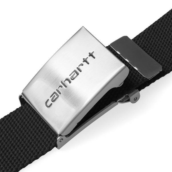 Carhartt WIP - Chrome Clip Belt - Black