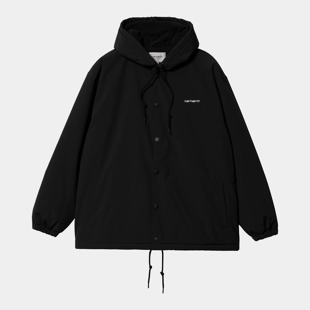 Carhartt WIP - Hooded Coach Jacket - Black / White