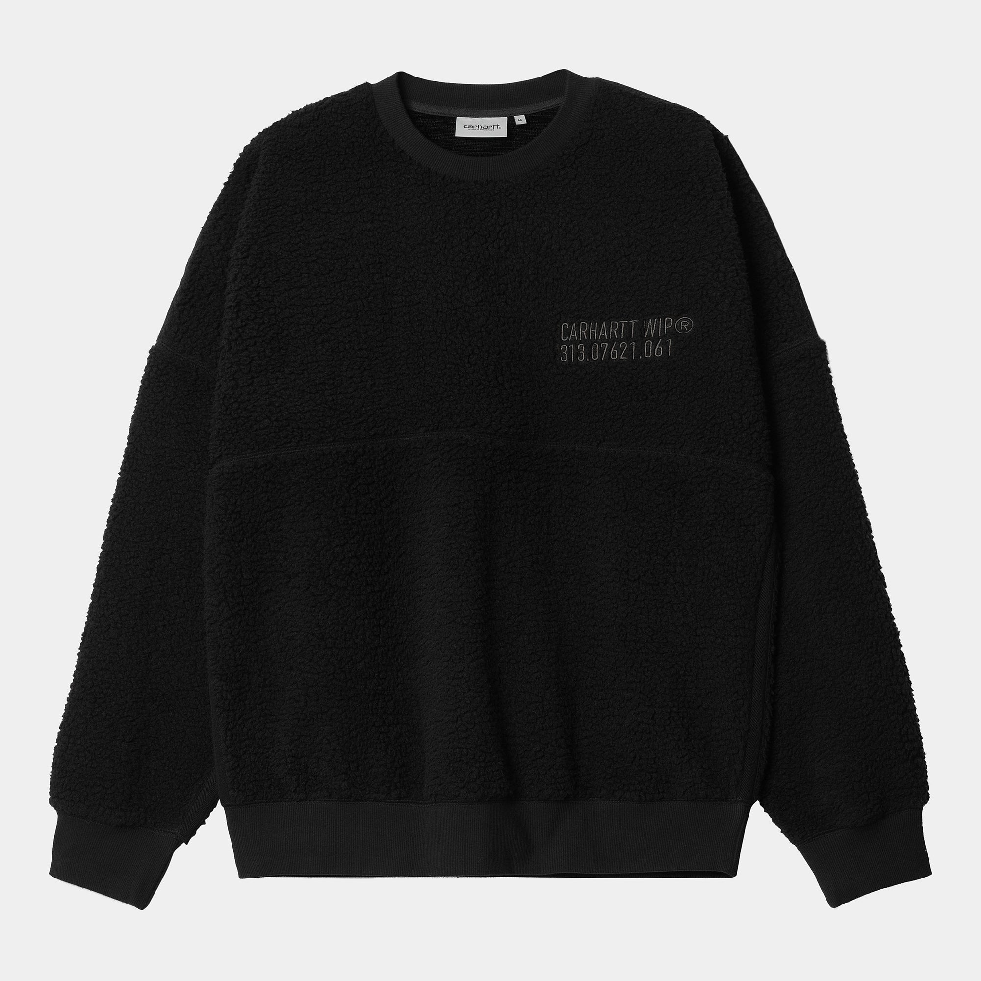 Carhartt WIP - Coordinate Pile Crewneck Sweatshirt - Black / Grey