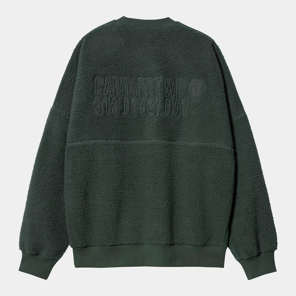 Carhartt WIP - Coordinate Pile Crewneck Sweatshirt - Sycamore Tree / Green