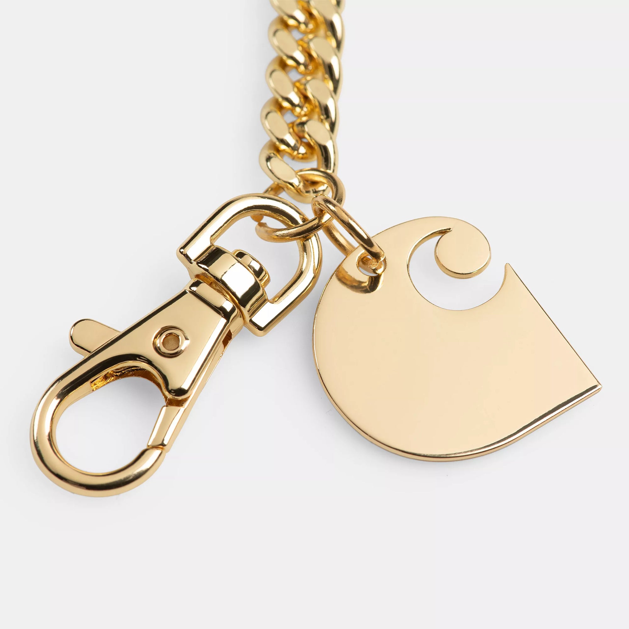 【CARHARTT WIP】25ss CUBAN LINK KEYCHAIN Carhartt WIP - Cuban Link Keychain - Gold | Welcome Skate Store