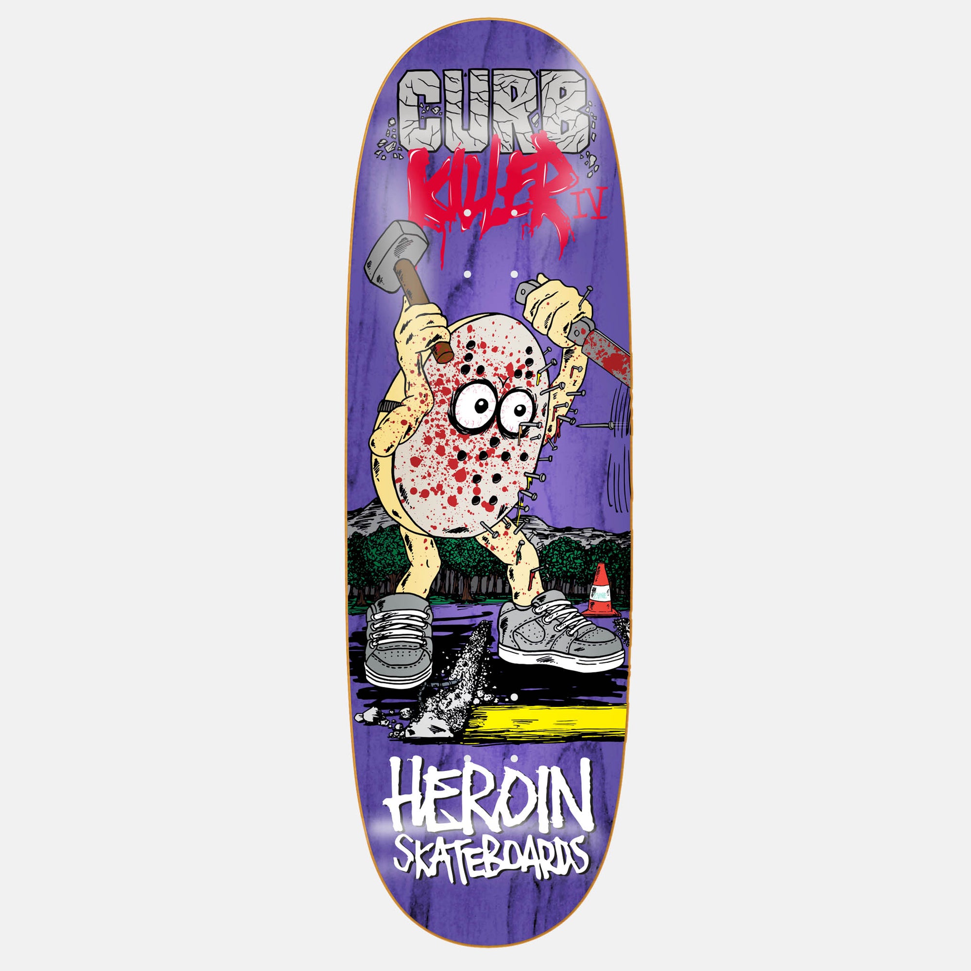 Heroin Skateboards - 10.0" Curb Killer 4 Skateboard Deck