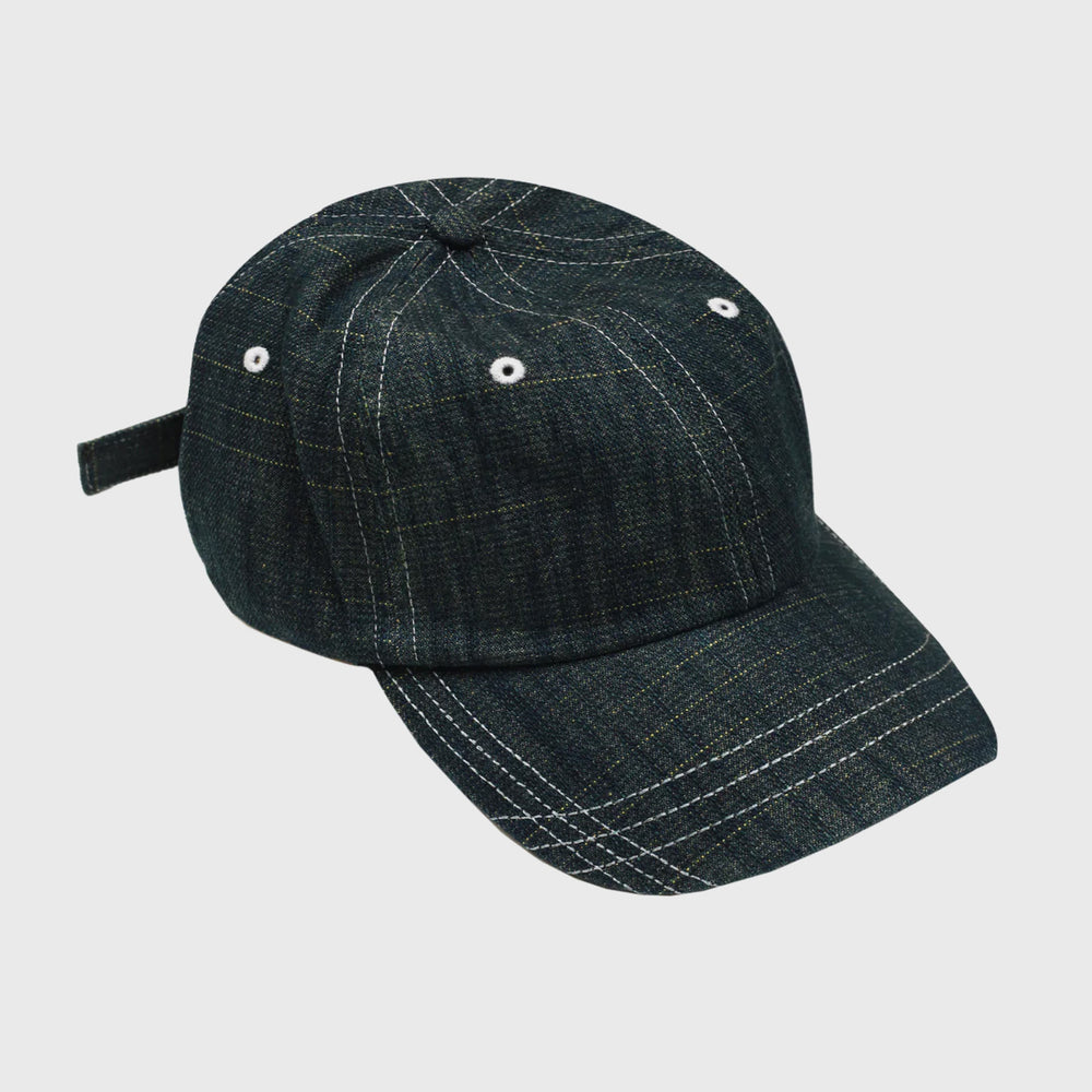 Yardsale - Faded Slub Denim Cap - Black
