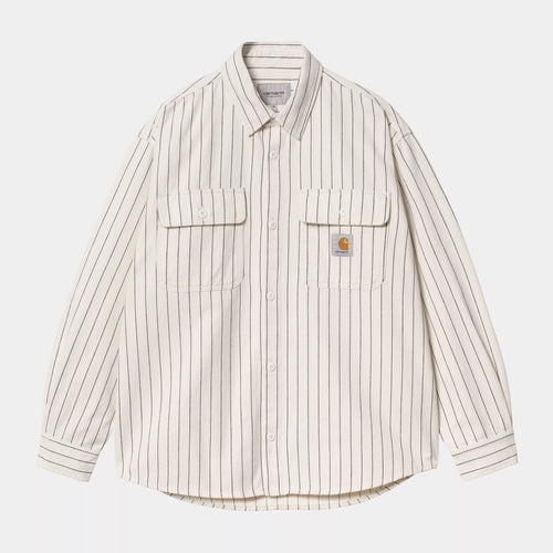 Carhartt WIP - Hendry Shirt Jacket - Seaton Stripe / Wax / Dark Navy