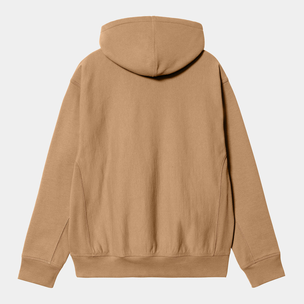 Carhartt WIP - American Script Pullover Hooded Sweatshirt - Peanut