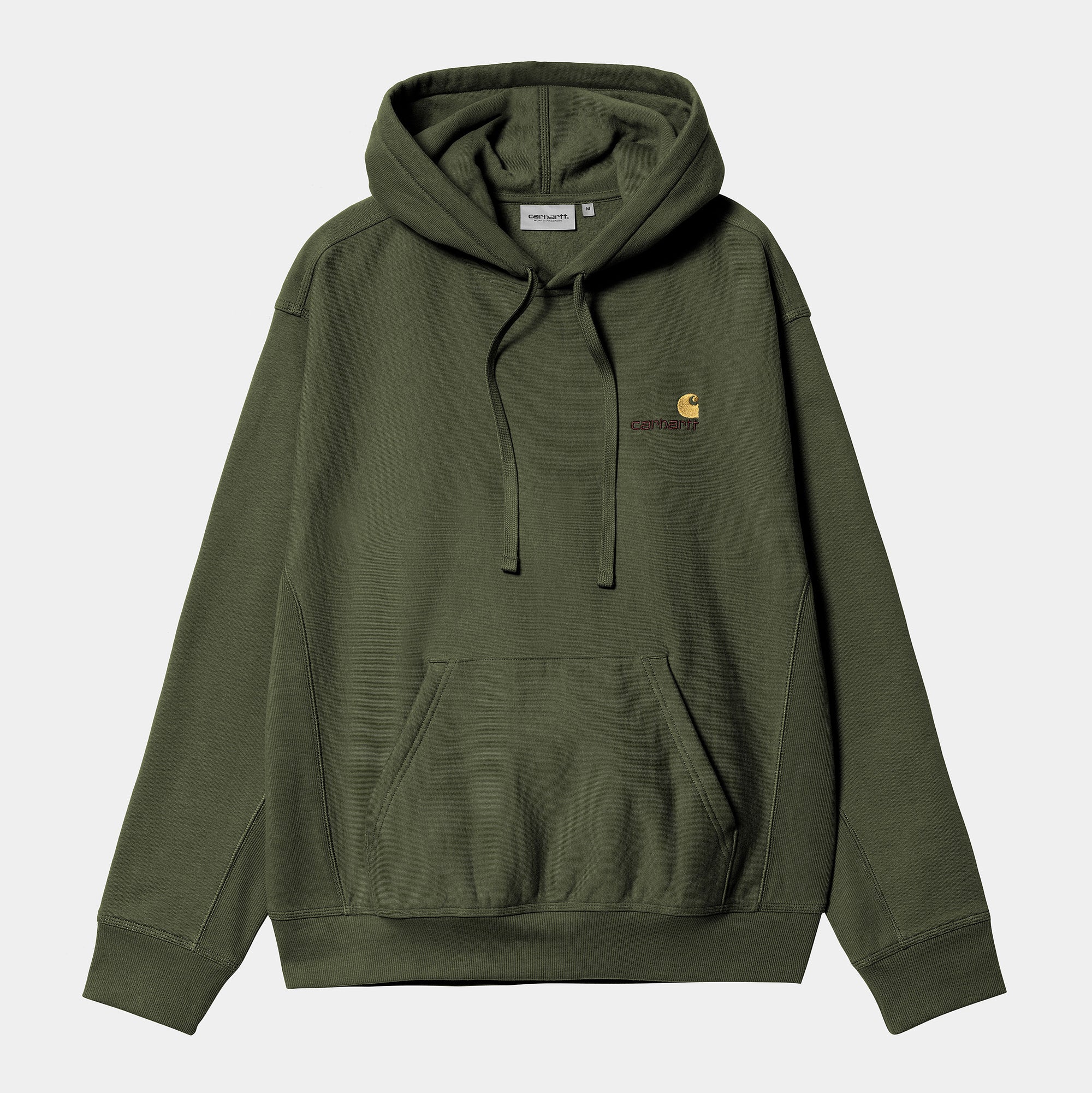 Carhartt WIP - American Script Pullover Hooded Sweatshirt - Tarragon