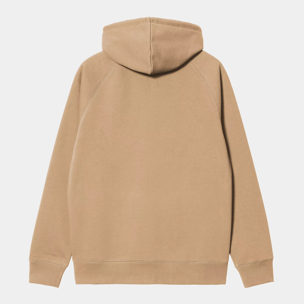 Carhartt WIP - Chase Zip Hooded Sweatshirt - Dusty Hamilton Brown / Gold