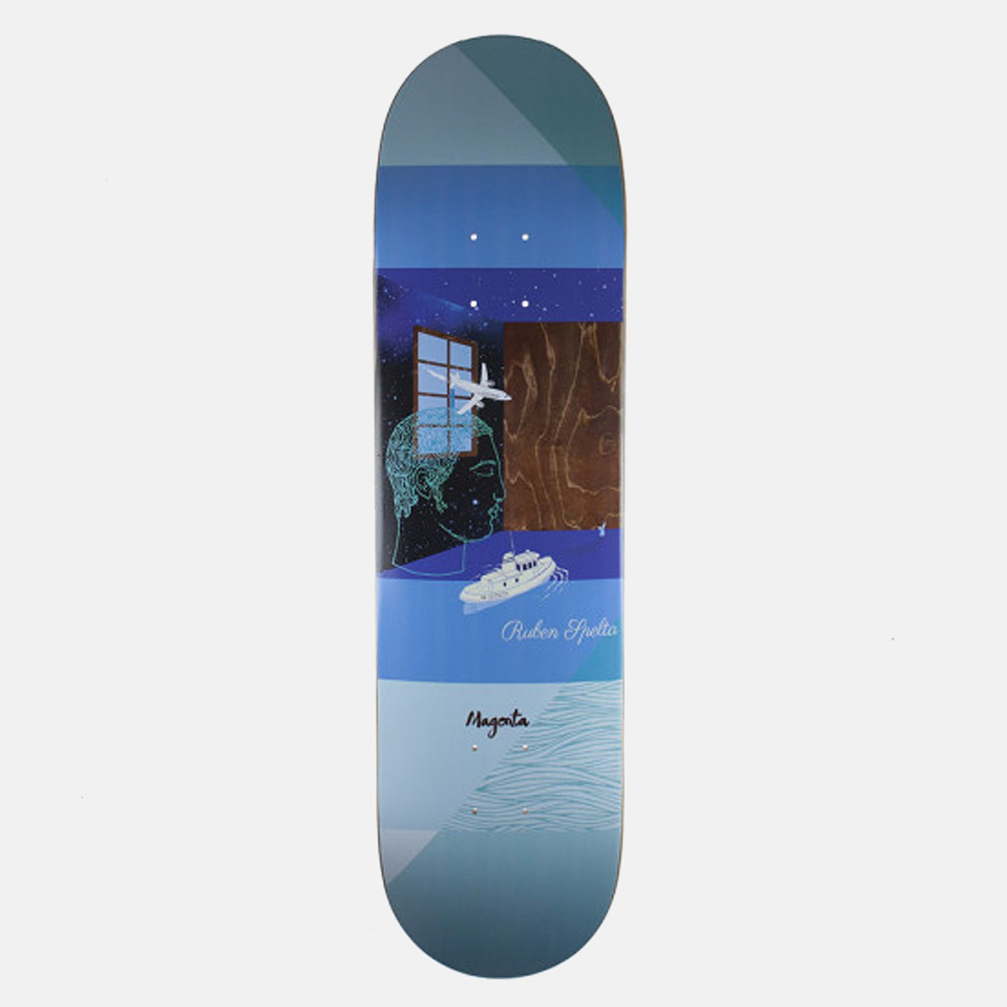 Magenta Skateboards - 8.375" Ruben Spelta Sleep Skateboard Deck