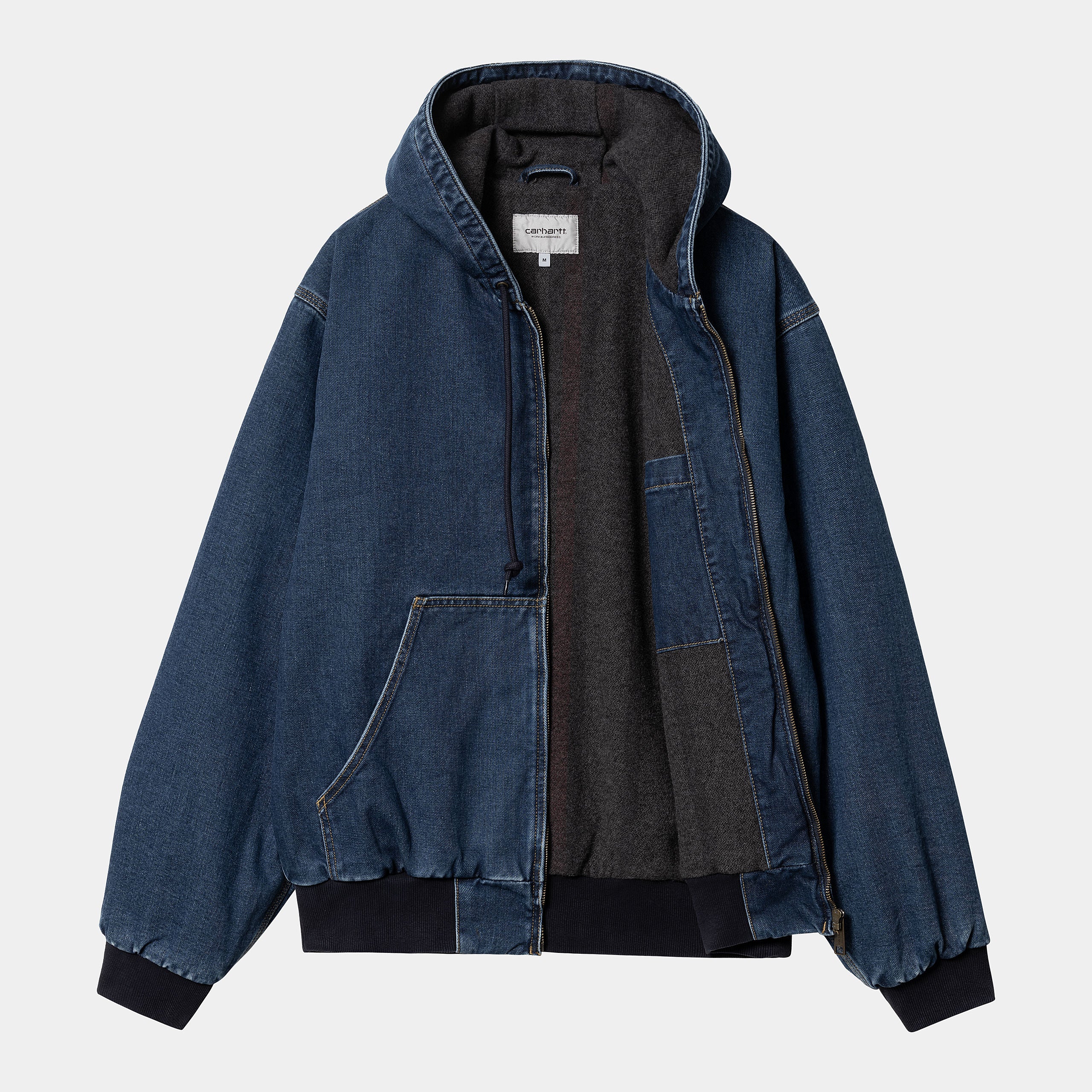 Carhartt WIP OG Active Jacket Blue Stone Washed Welcome Skate Store