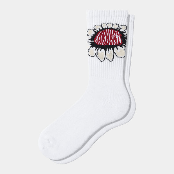 Carhartt WIP - Pixel Flower Socks - White / Red
