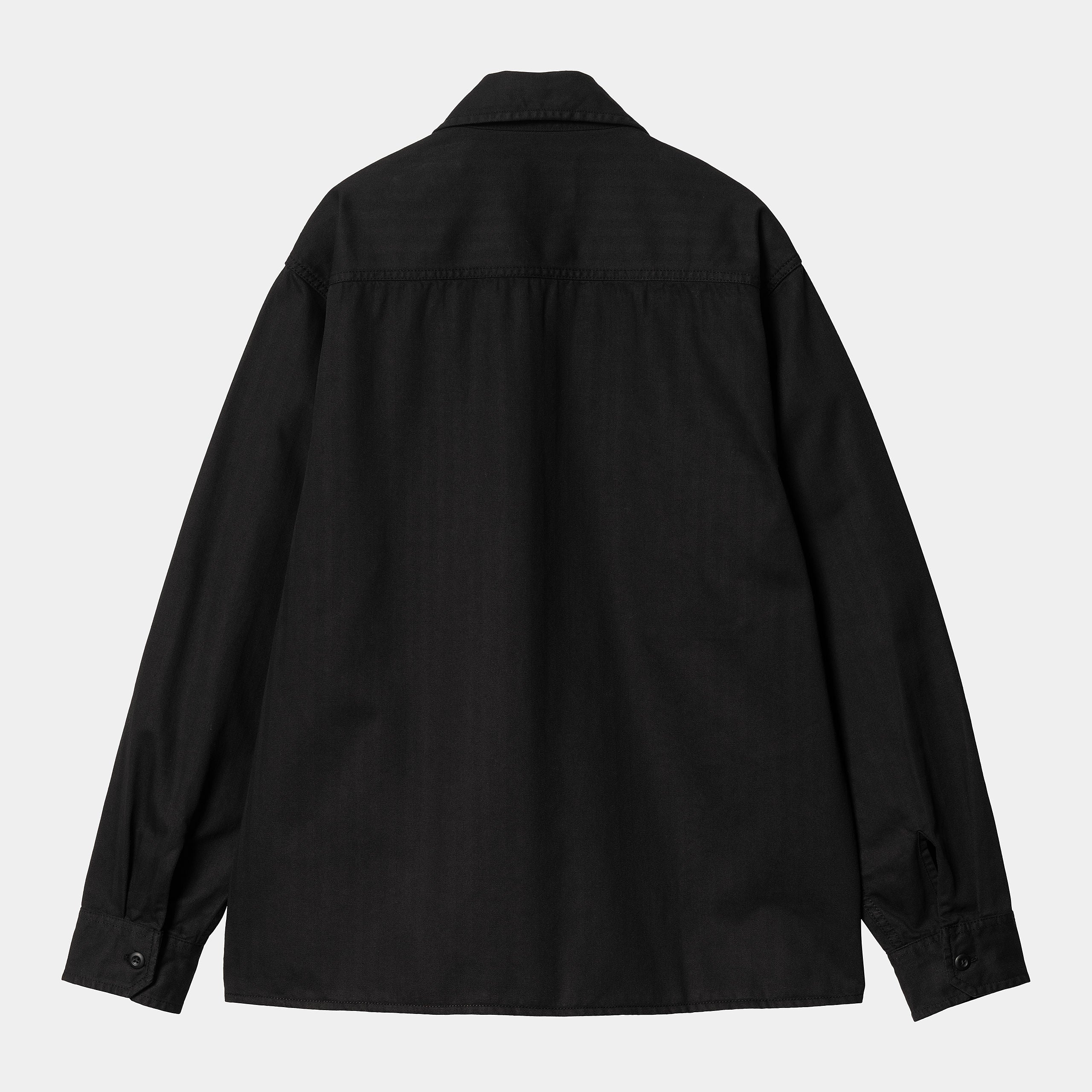 Carhartt WIP - Rainer Shirt Jacket - Black Garment Dyed – Welcome
