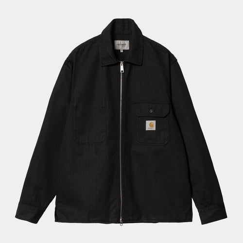 Carhartt WIP - Rainer Shirt Jacket - Black Garment Dyed – Welcome