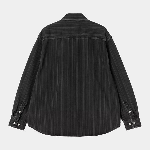 Carhartt WIP - Rylan Shirt Jacket - Rylan Stripe / Black Stone Wash
