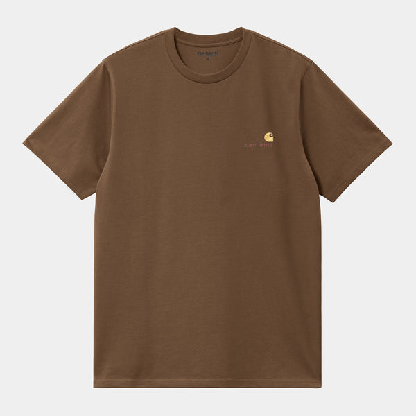 Carhartt WIP - American Script T-Shirt - Lumber