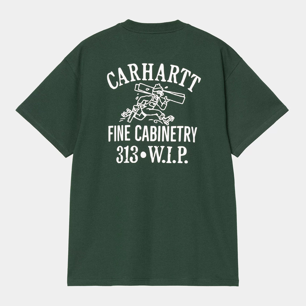 Carhartt WIP - Cabinetry T-Shirt - Conifer / White