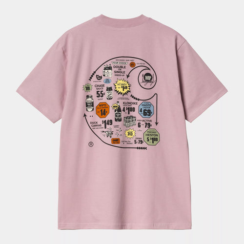 Carhartt WIP - Catalogue C Logo T-Shirt - Hortensia