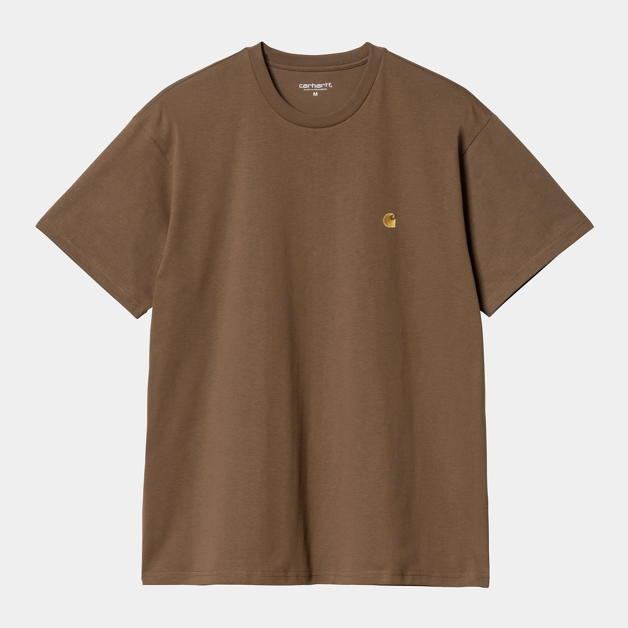 Carhartt WIP - Chase T-Shirt - Chocolate / Gold