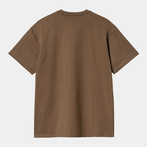 Carhartt WIP - Chase T-Shirt - Chocolate / Gold