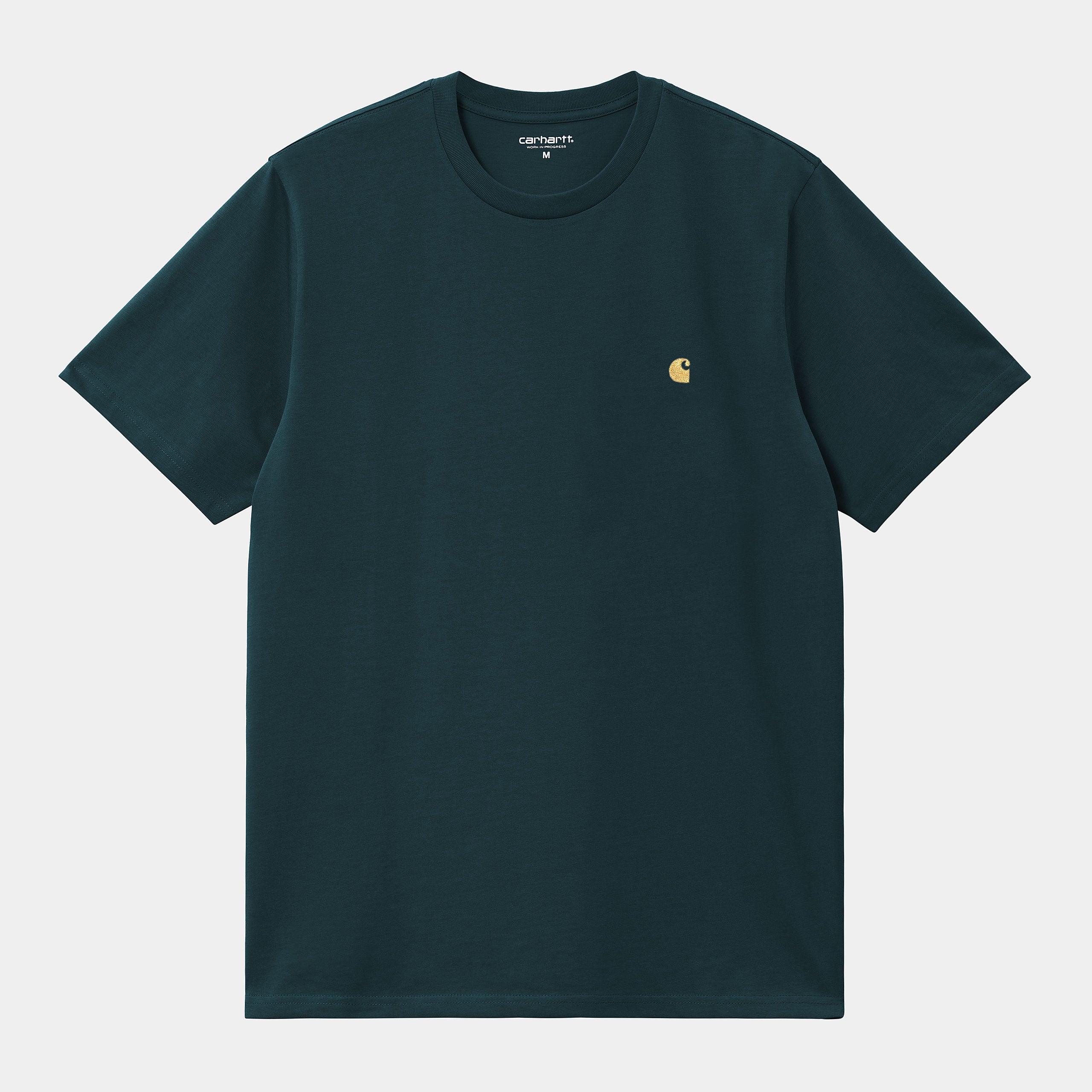 Carhartt WIP Chase T Shirt Duck Blue Gold Welcome Skate Store