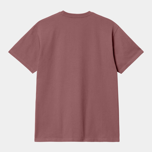 Carhartt WIP - Chase T-Shirt - Dusty Fuchsia / Gold