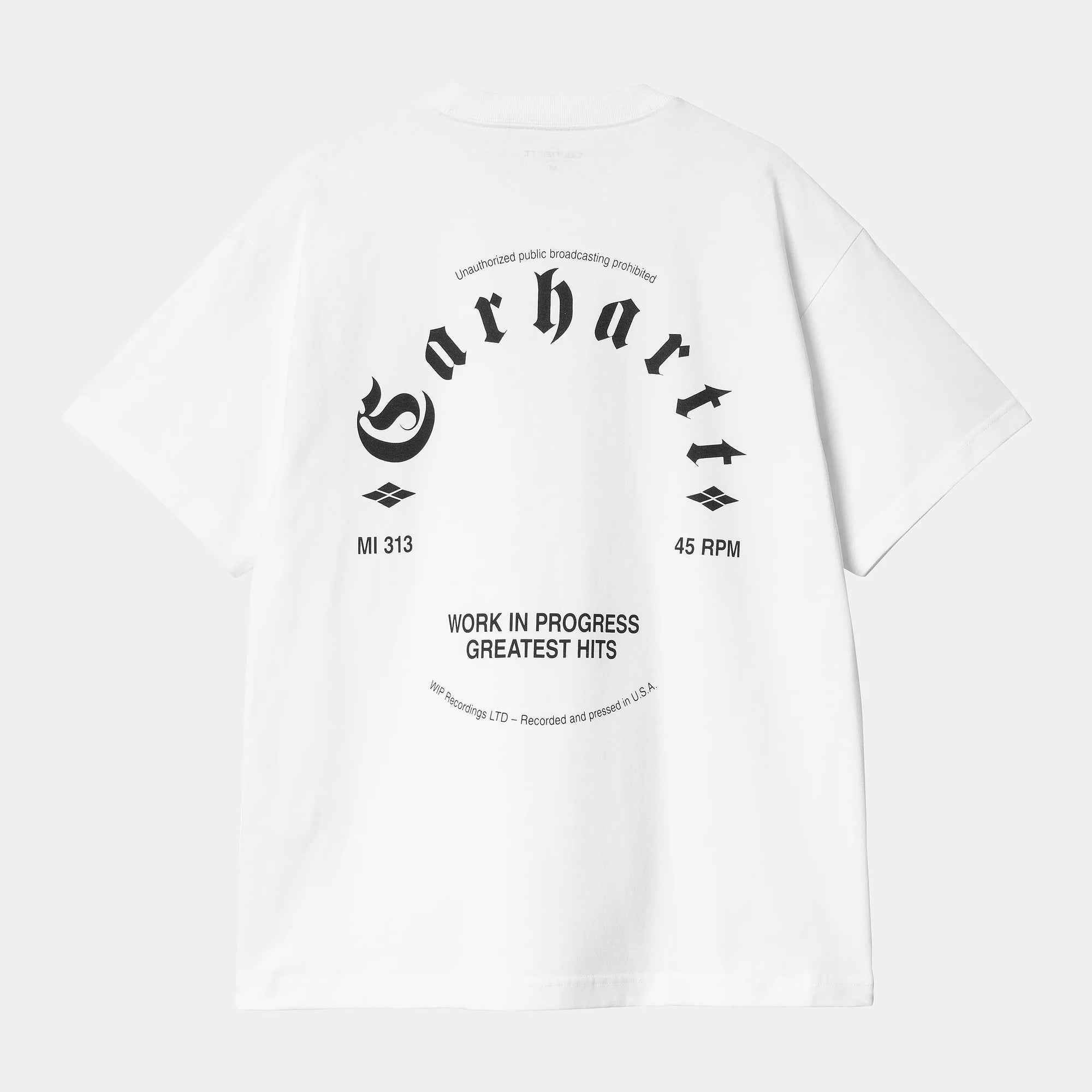 Carhartt WIP - Greatest Hits T-Shirt - White / Black