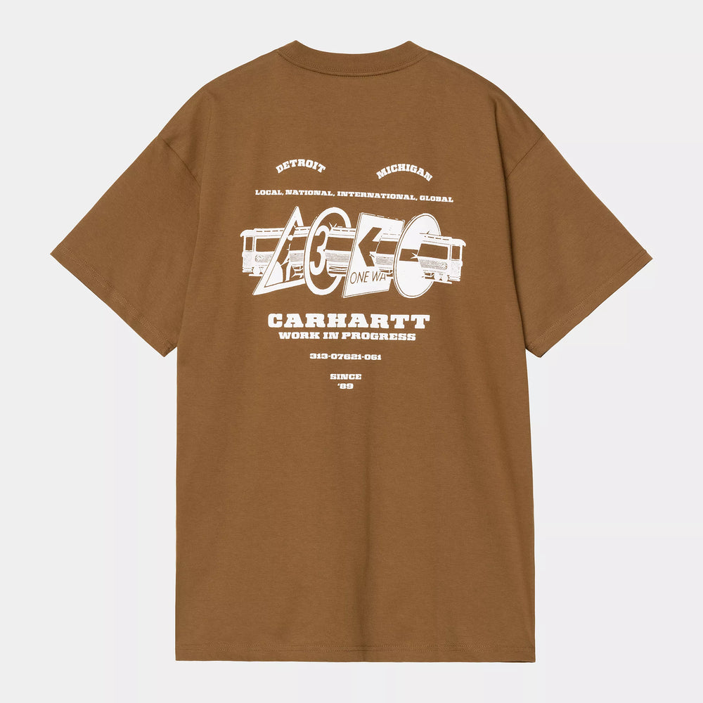 Carhartt WIP - Runaway T-Shirt - Hamilton Brown / White