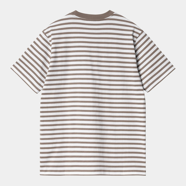 Carhartt WIP - Seidler Stripe Pocket T-Shirt - Branch