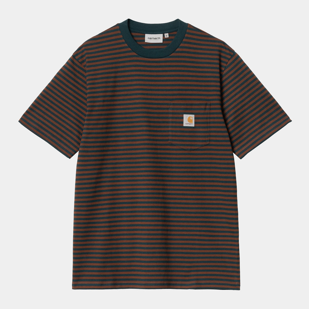 Carhartt WIP - Verner Pocket T-Shirt - Duck Blue / Offroad