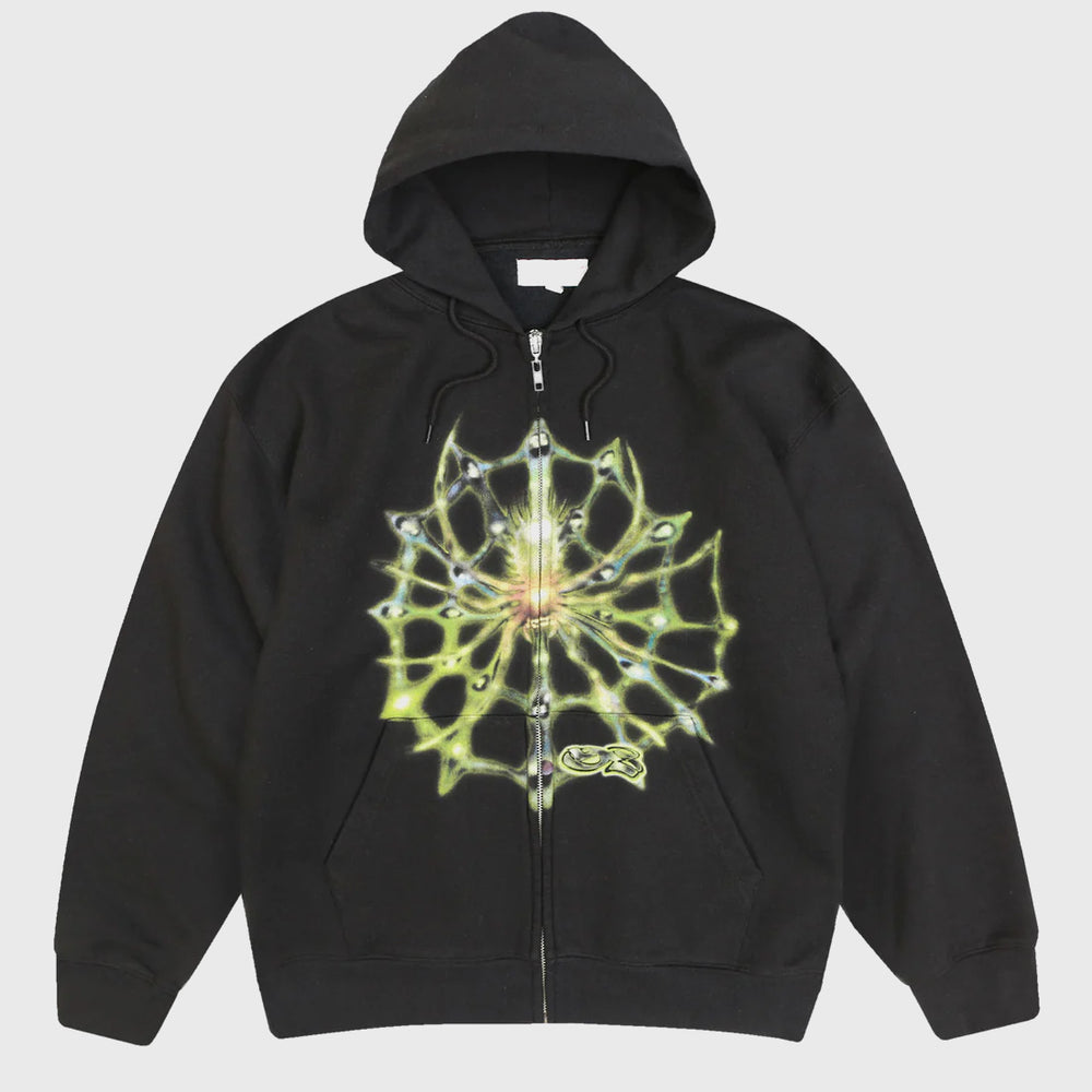 Yardsale - Webber Zip Hooded Sweatshirt - Black