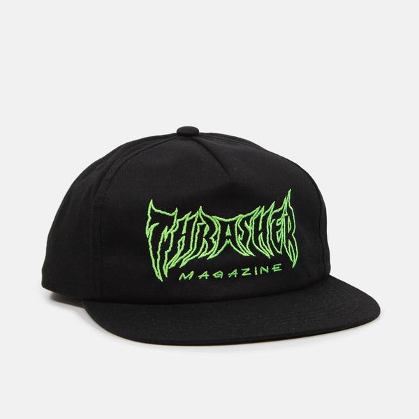 Thrasher Magazine - Metal Trucker Snapback - Black