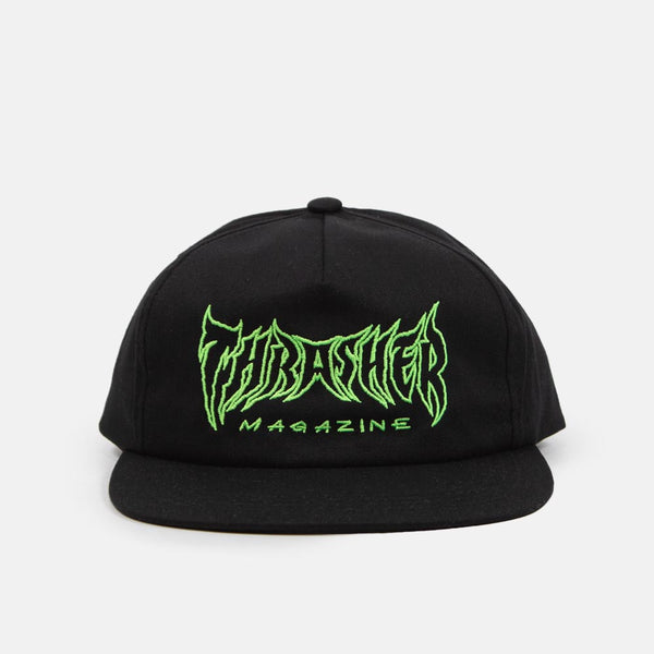 Thrasher Magazine - Metal Trucker Snapback - Black