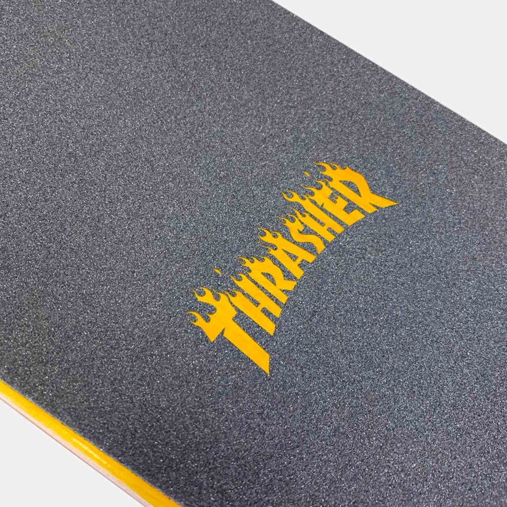 Mob Griptape - Thrasher Laser Cut Flame Logo - Black