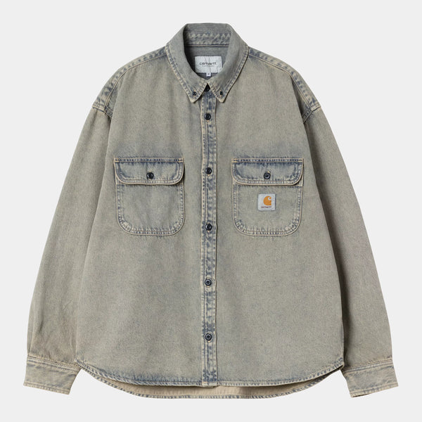 Carhartt WIP - Tigan Shirt Jacket - Blue / Leather (Garment Dyed)