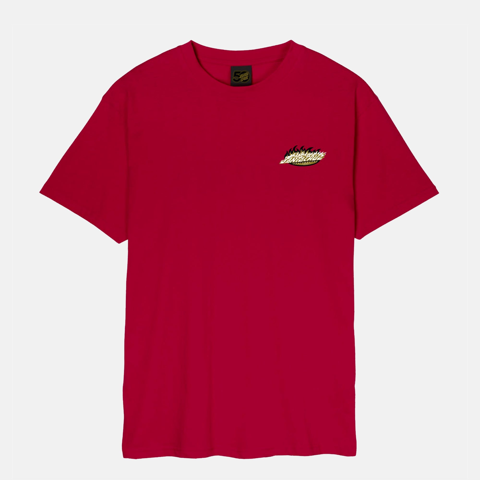 Santa Cruz - Ultimate Flame Dot T-Shirt - Blood