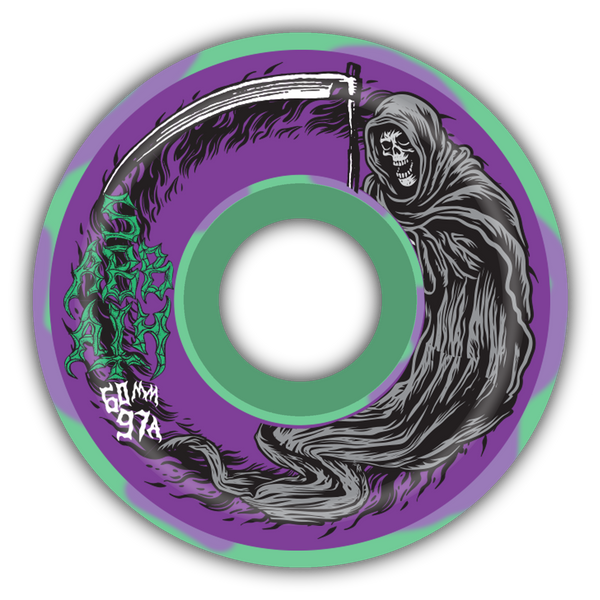 Sabbath Wheels - 60mm (97a) Death Wizard Conical Skateboard Wheels