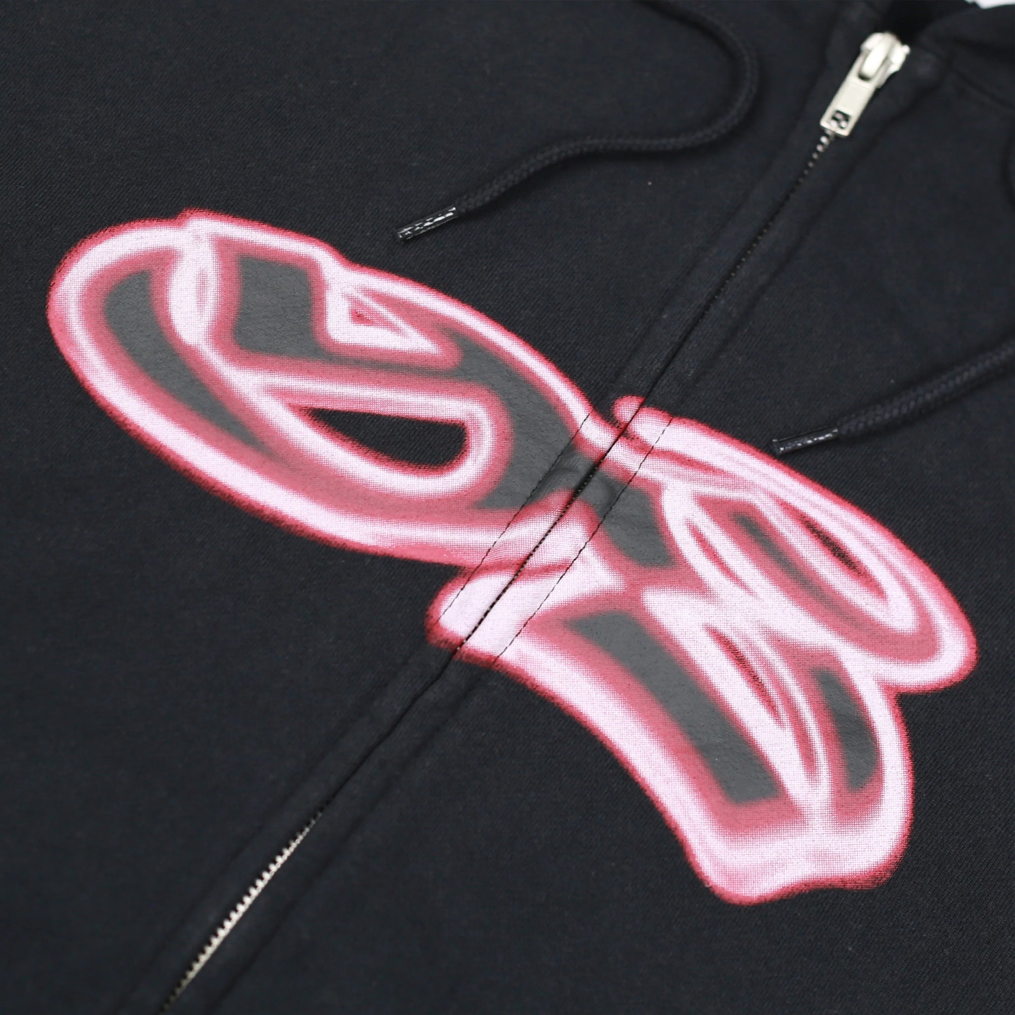 Yardsale - Spray Zip Hooded Sweatshirt - Charcoal