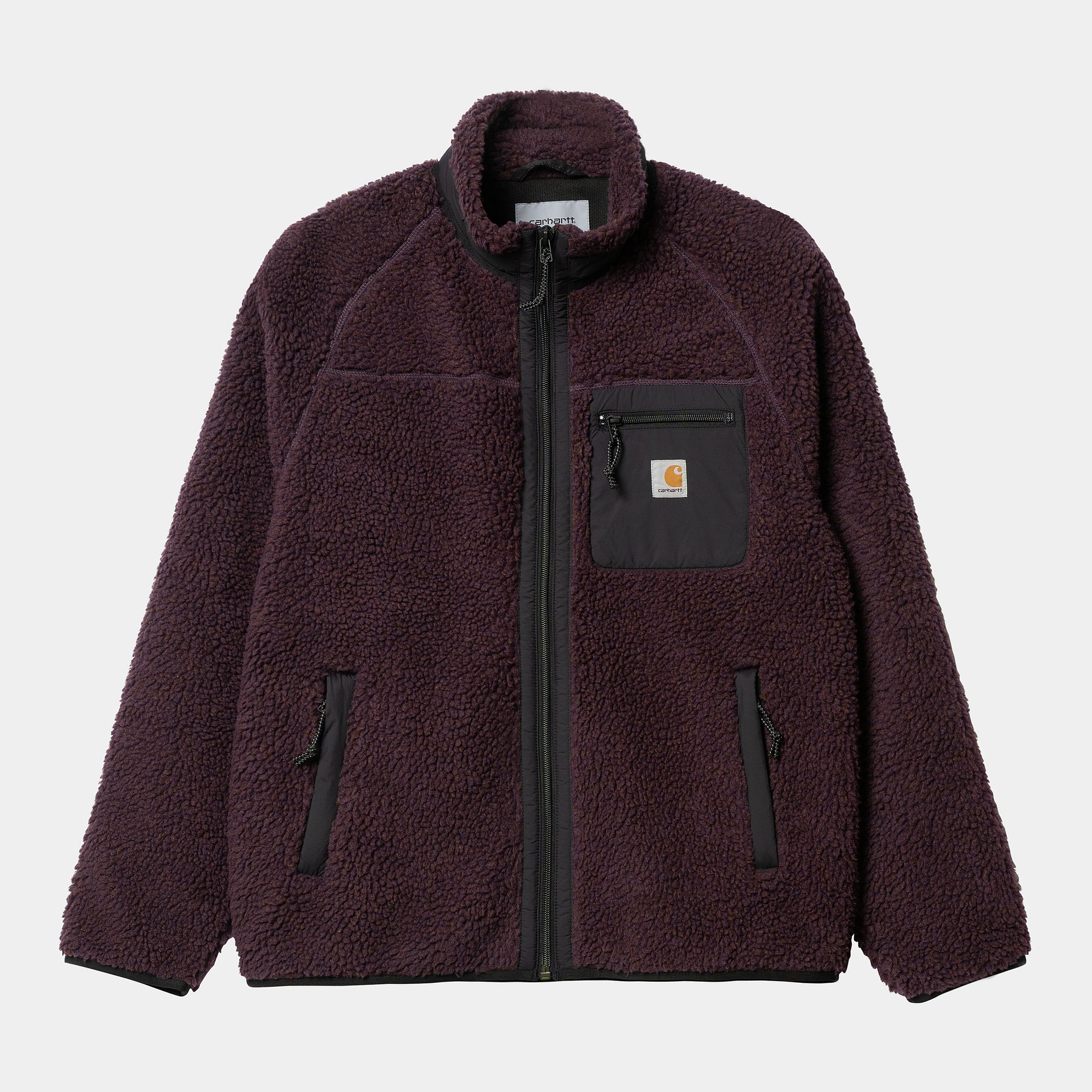 Carhartt WIP - Prentis Liner Fleece Jacket - Dark Plum / Black