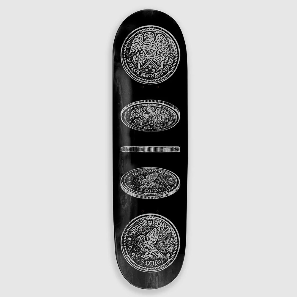 Pass Port Skateboards - 8.38" Matlok Bennett-Jones Coin Skateboard Deck