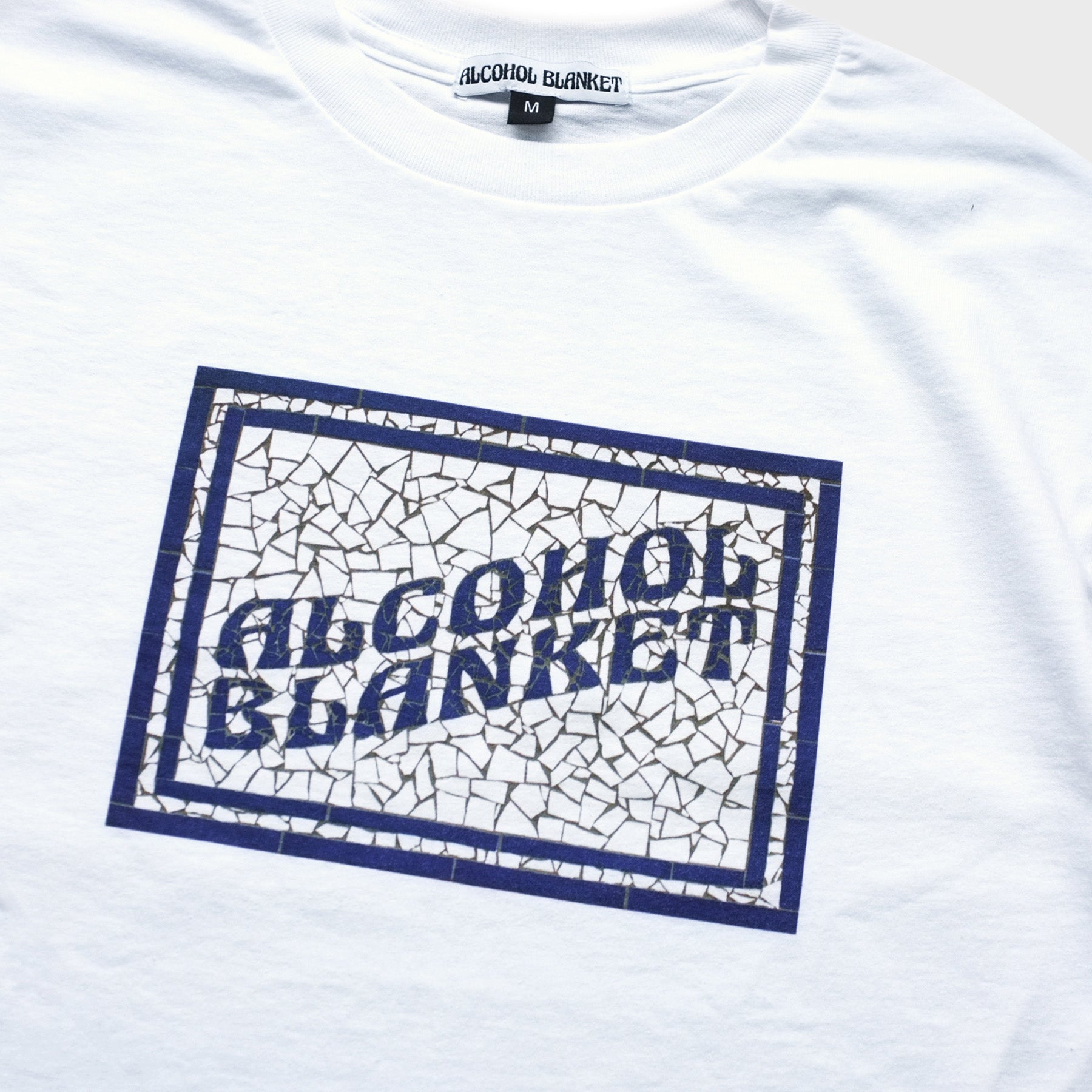 Alcohol Blanket - Mosaic T-Shirt - White