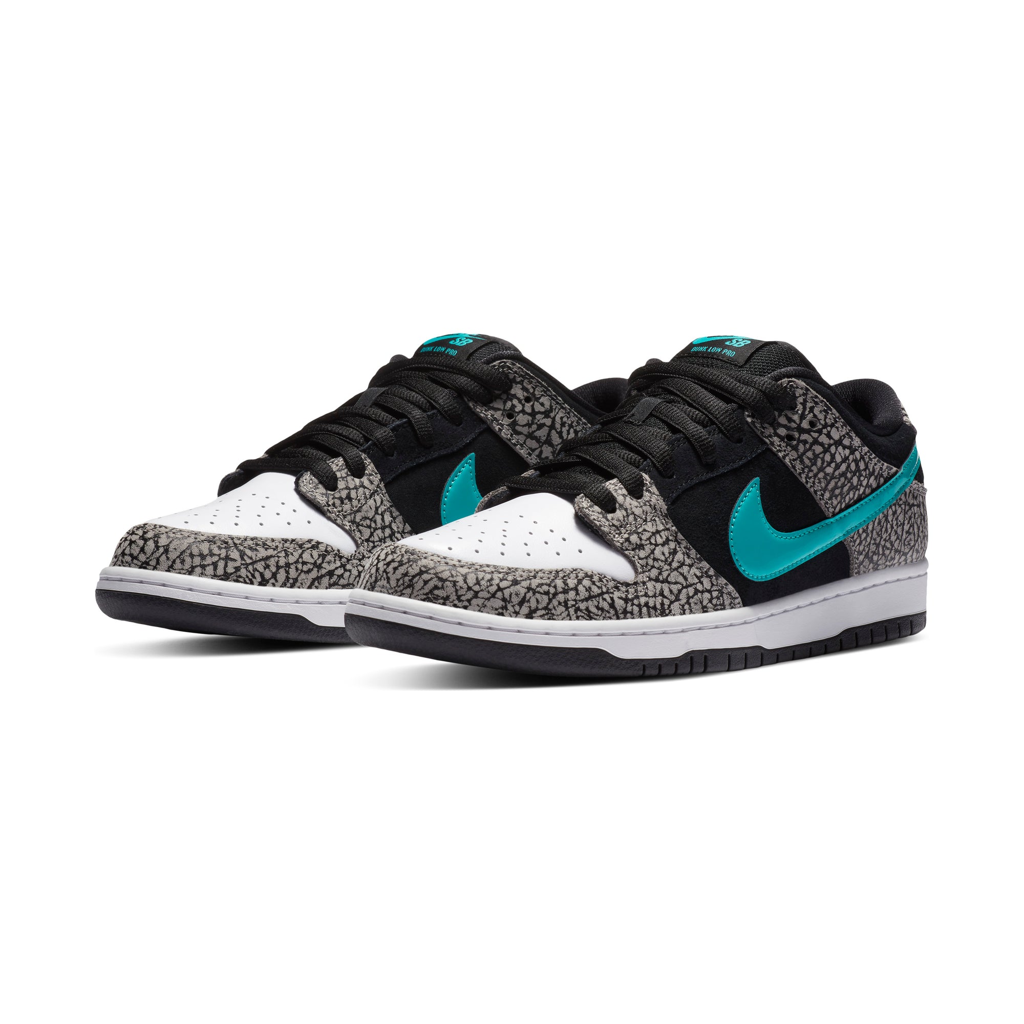Nike SB - Dunk Low Pro Shoes - Medium Grey / Clear Jade