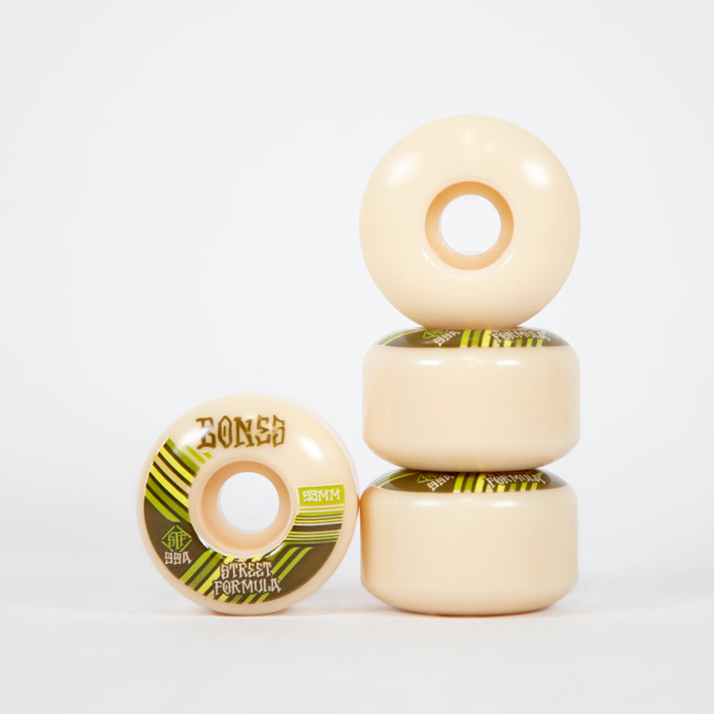Bones - 53mm (99a) STF V4 Wide Retros Skateboard Wheels