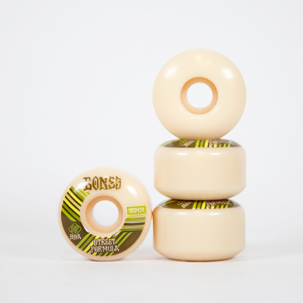Bones - 53mm (99a) STF V4 Wide Retros Skateboard Wheels